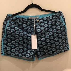 Parke & Ronen Floral Print Swim Short -2" Inseam